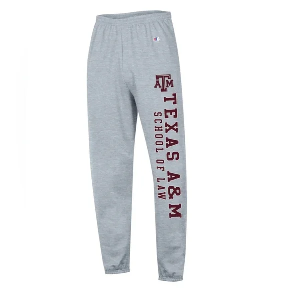 🤍 NWT CHAMPION Texas A&M University School of Law Sweatpants - Picture 1 of 4